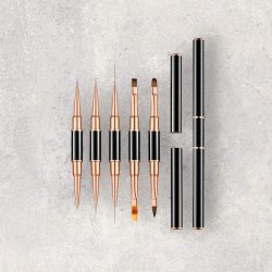 Penselst, 5 stk duo-pensler, i alt 10 pensler