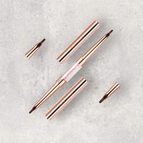 Nail art pensel med to funktioner