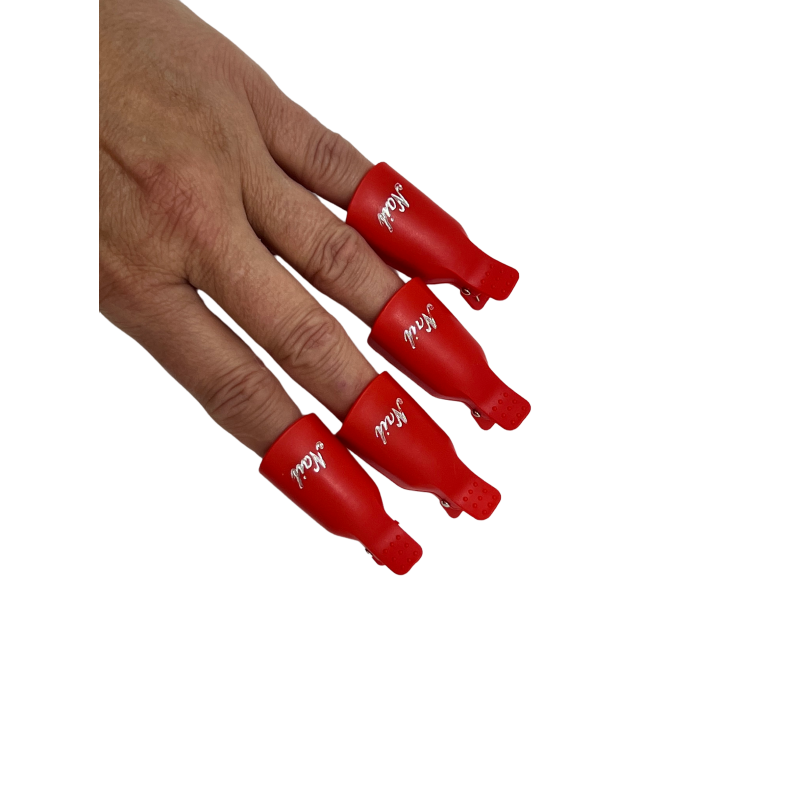 10 stk Gelpolish Remover Clips