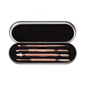 Cuticle pusher set med 4 stk. Rosegold